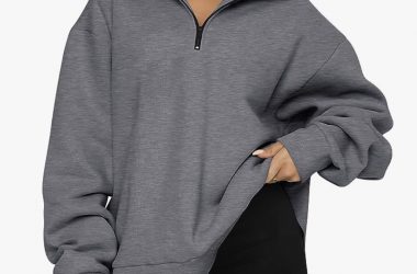 Grab an Oversized Half Zip Pullover for Just $17.99 (Reg. $43)!